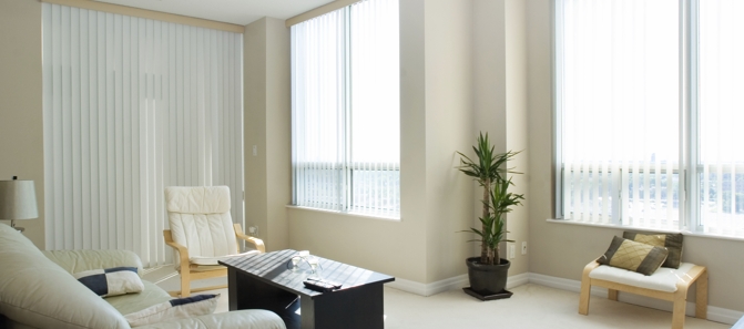 istock vertical blinds house living room